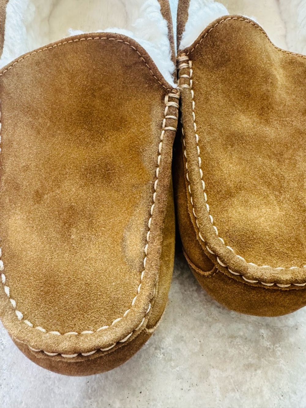 Koolaburra by UGG Men’s Tipton Suede Slipper Moccasins - Chestnut - Size 11 - Picture 7 of 7